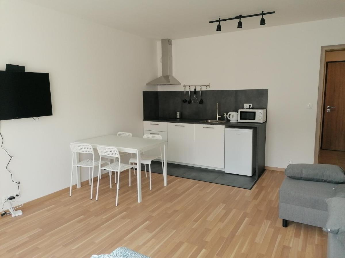 Brand New Studio Apartment #31 In Brand New Building With Free Parking In The Center Prag Dış mekan fotoğraf